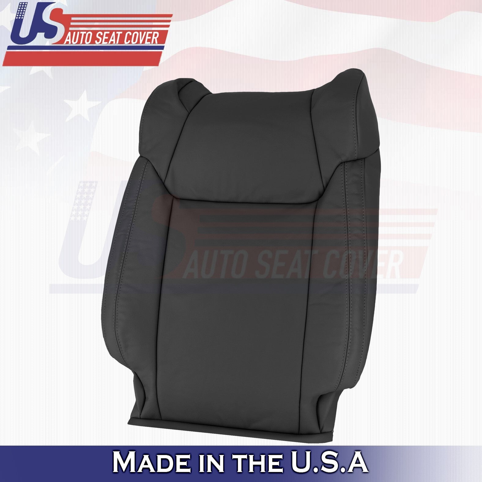 2014 2015 2016 2017 2018 For Toyota Tundra Driver Top Leather Seat Cover Black