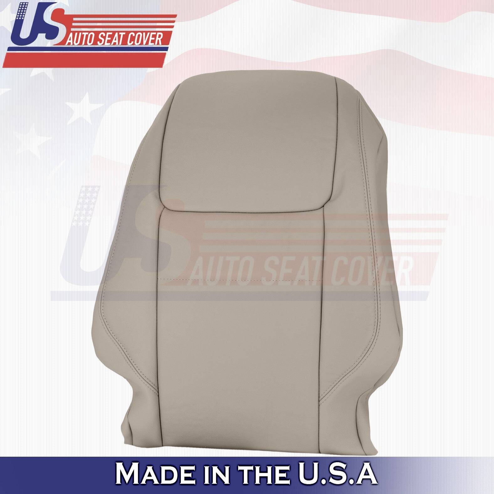 2017 to 2020 Fits Toyota Sienna Driver Side Top Leather Seat Cover Tan