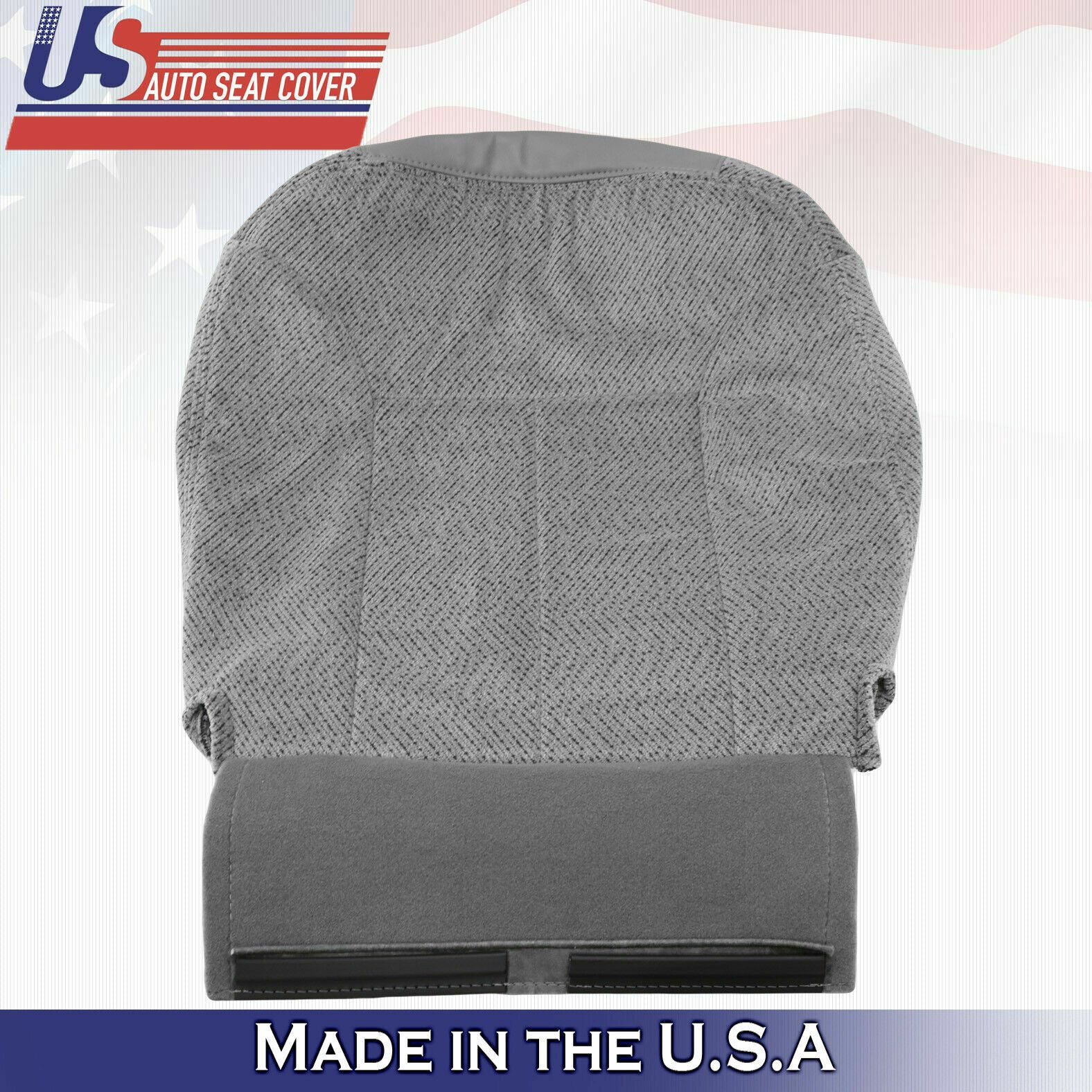 1995 to 1999 For Chevy Tahoe Suburban Passenger Bottom Cloth Seat Cover in Gray