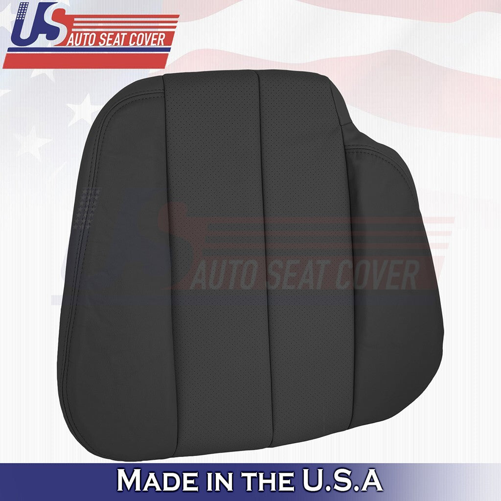 1990 to 1995 Fits Mercedes Benz SL320 Driver Bottom & Top Leather Cover Black