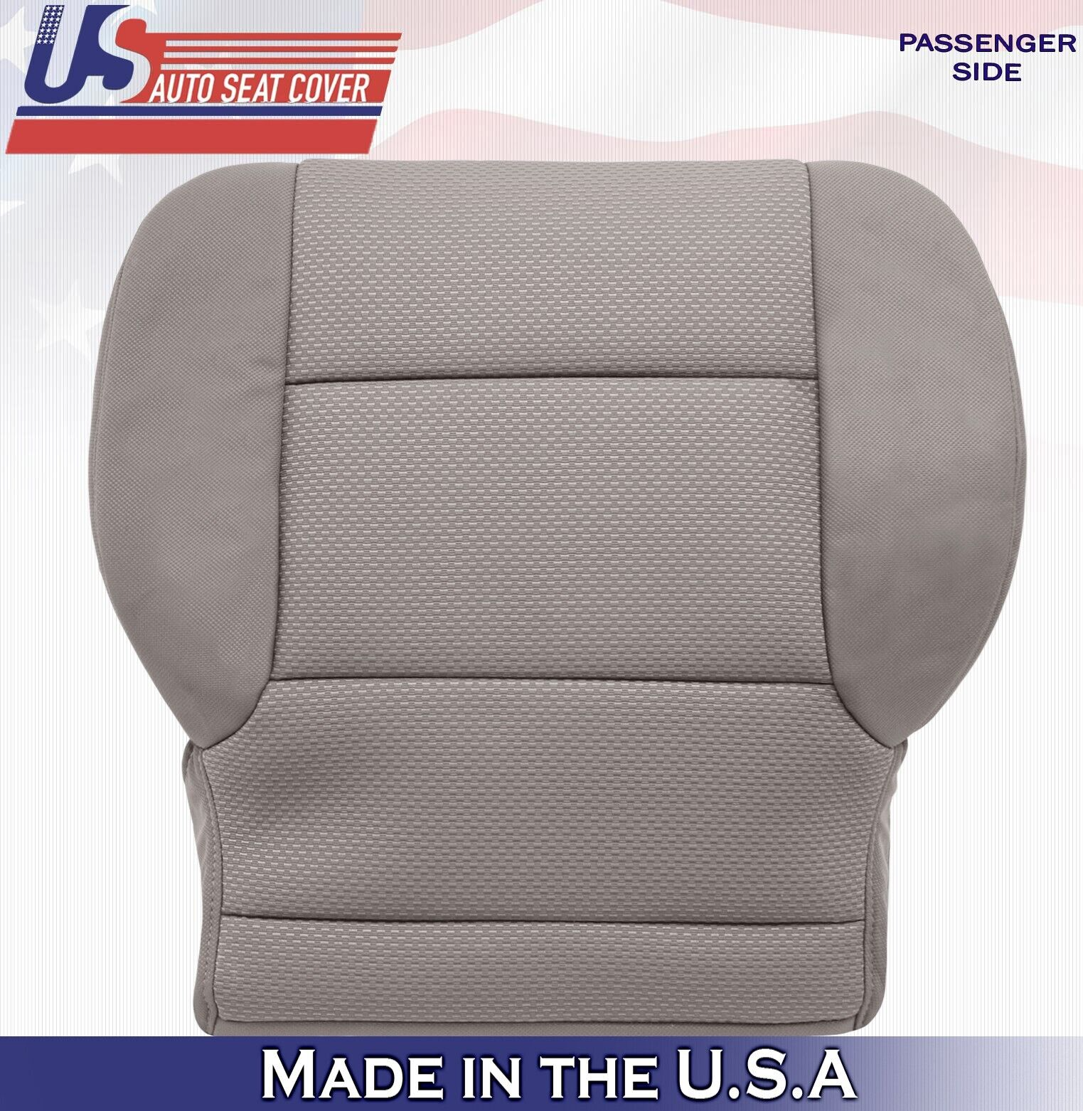 2015 to 2019 For Chevy Silverado 2500 3500 Passenger Bottom Cloth Seat Cover Tan
