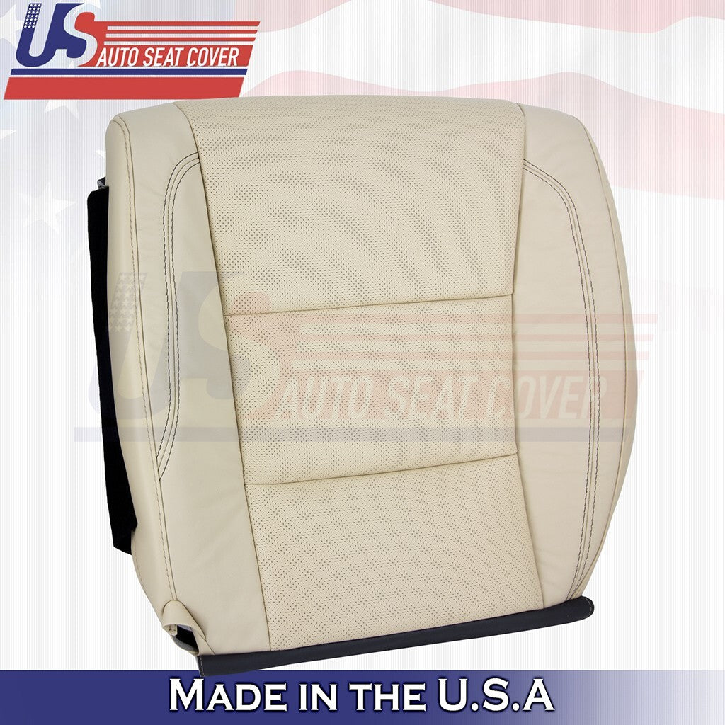 2013 to 2018 Fits Toyota Avalon Driver & Passenger Bottom Leather Seat Cover Tan