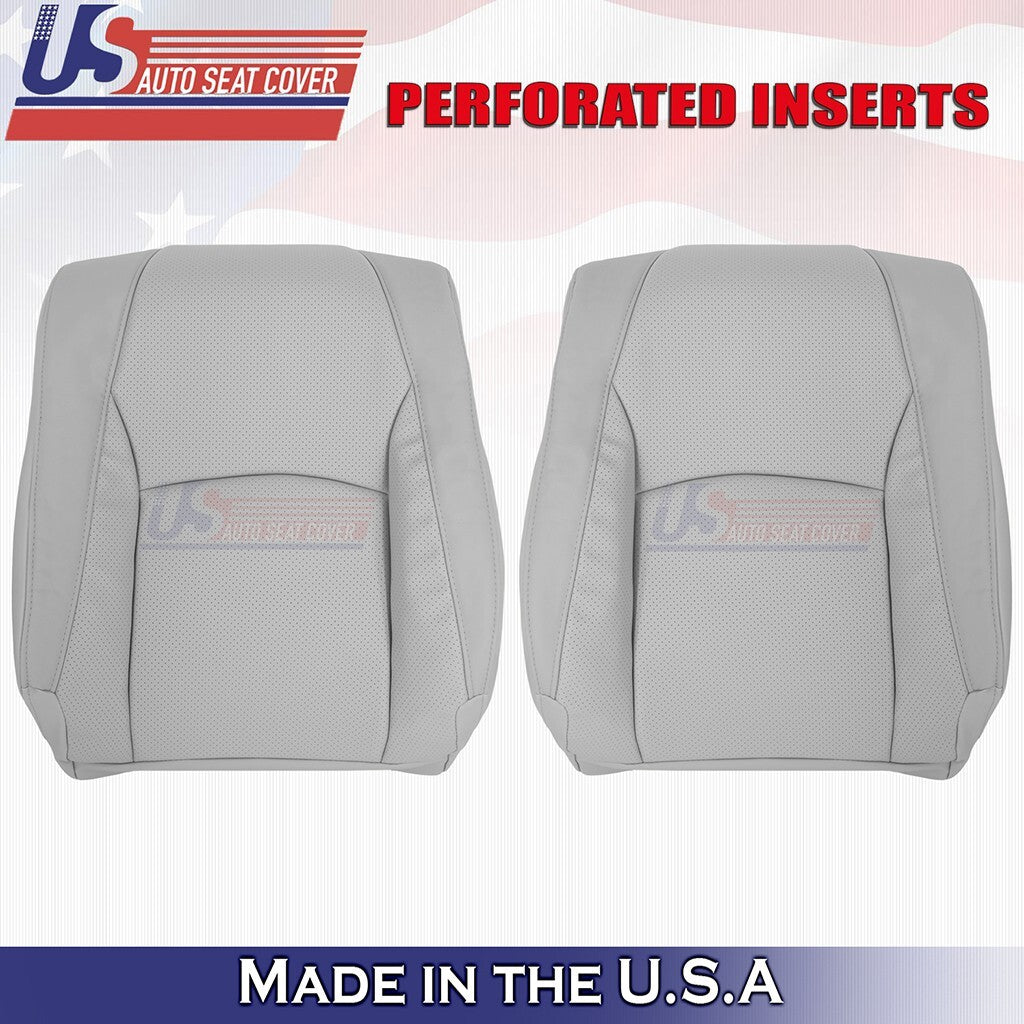 2003 to 2009 For Lexus RX330 Driver& Passenger Tops Synth Leather Cover Gray