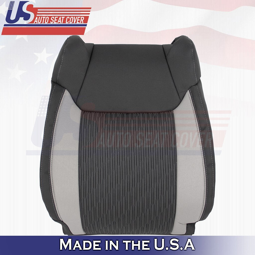 2014 2015 2016 2017 Fits Toyota Tundra Driver Bottom Top Cloth Seat Cover BLACK