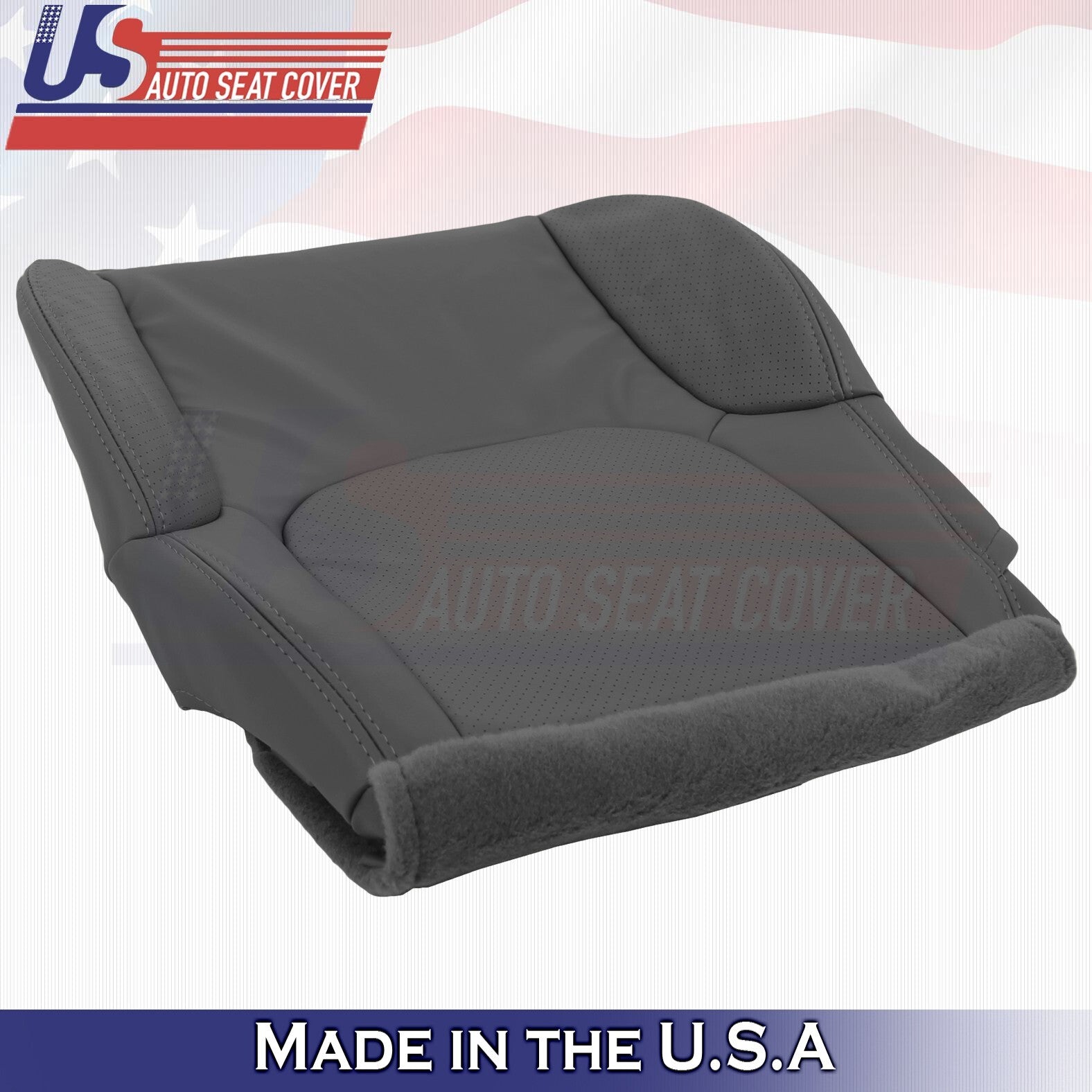 2005 to 2021 For Nissan Frontier Driver Top & Bottom Leather Seat Covers Black