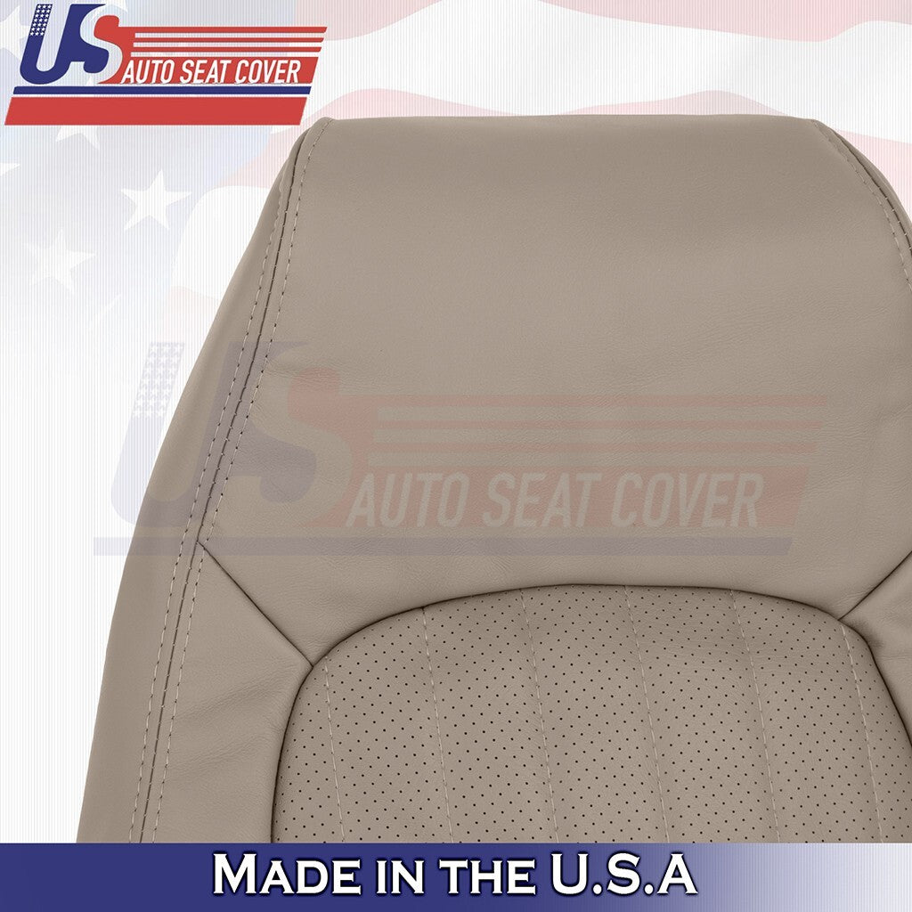 1997 to 2002 For Chevy Camaro Passenger Bottom&Top Perforated Leather Cover Tan