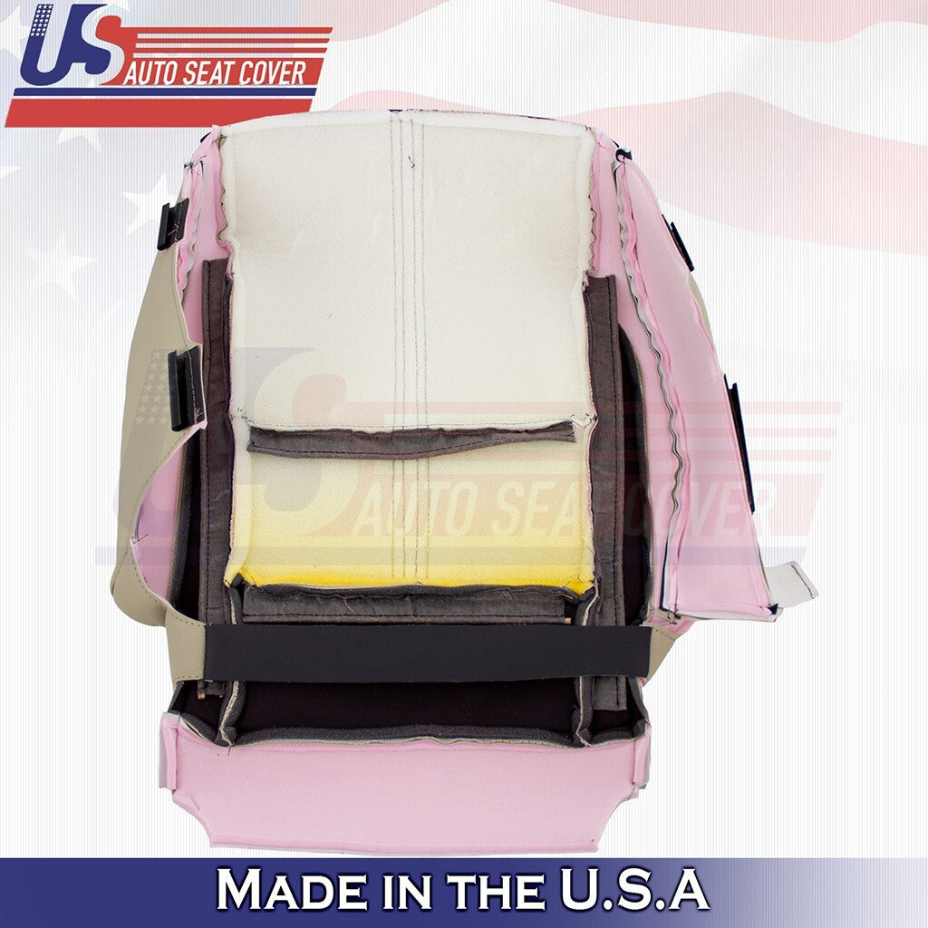 2017 to 2020 For Acura MDX Passenger Bottom w/ Perforated Leather Seat Cover Tan