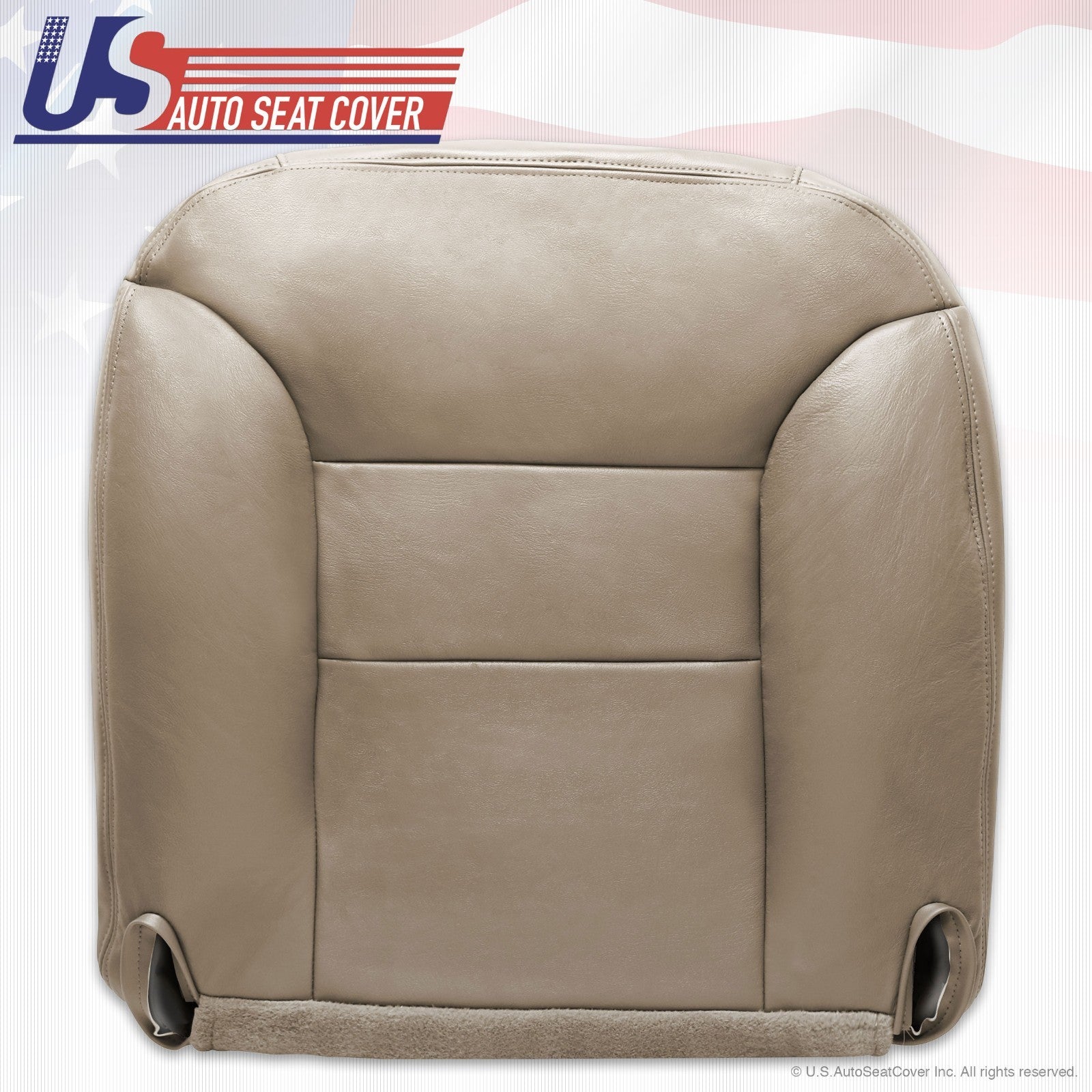 1995 to 1999 Chevy Silverado Driver or Passenger Bottom Leather/Vinyl Cover Tan