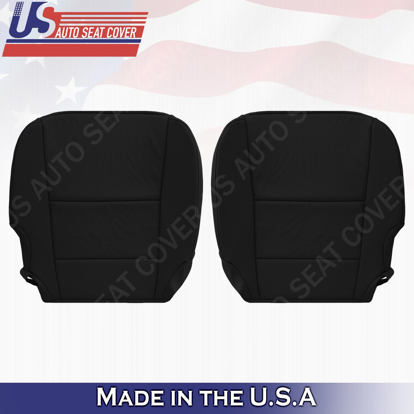 For 2013 to 2018 Acura RDX Bottom Top Perforated Leather Replacement Cover Black