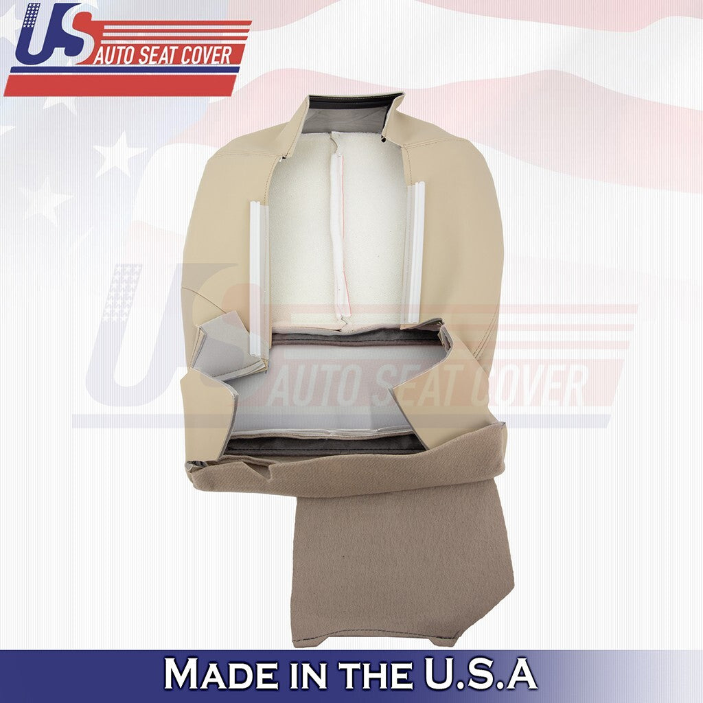 2015 to 2023 For Nissan Murano Driver Bottom Perforated Leather Seat Cover Tan
