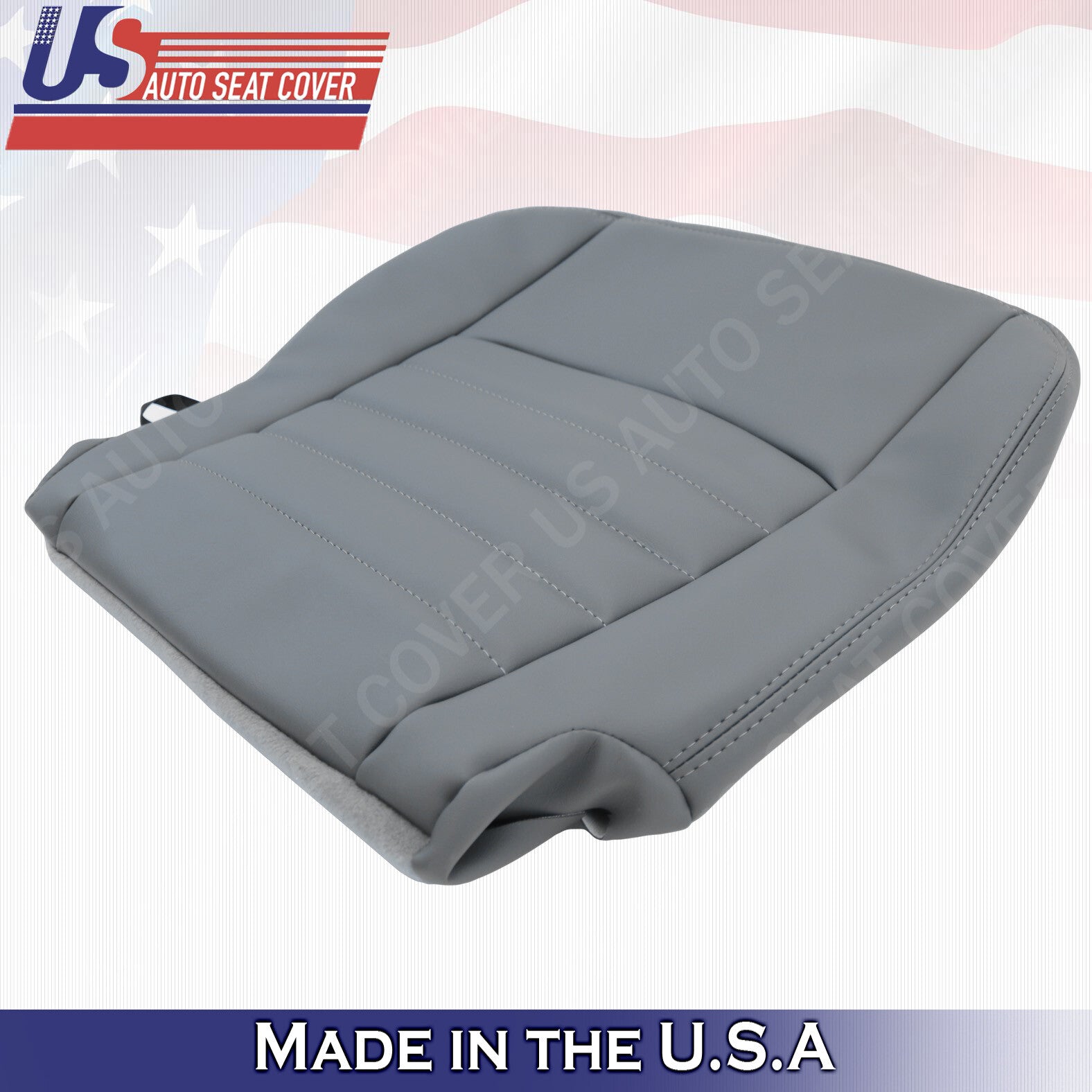 2016-2018 Fits Dodge Ram 2500 ST Base- BOTTOMS Vinyl Seat Cover Replacement Gray