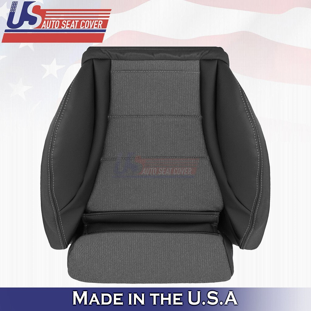 2016-2020 FOR Mercedes Benz GLC Driver Bottom Leather/Cloth Seat Cover Black