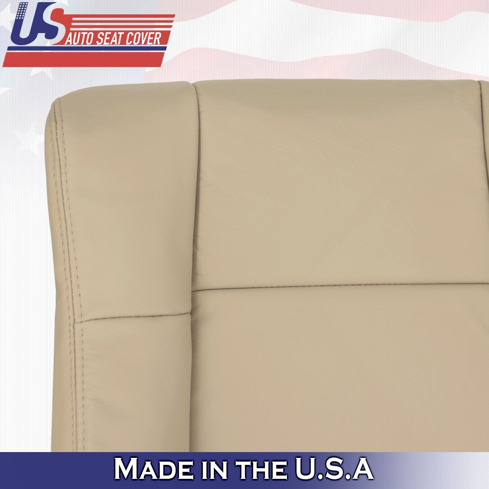 2000 2001 For Lexus ES300 Driver Side Top Leather Seat Cover Ivory Tan