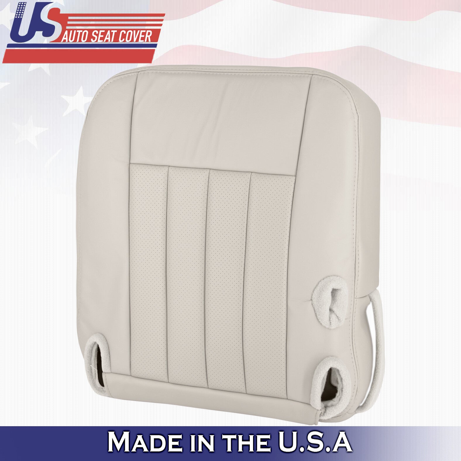 2003 - 2005 For Lincoln Town Car Signature Driver Bottom Leather Seat Cover Tan