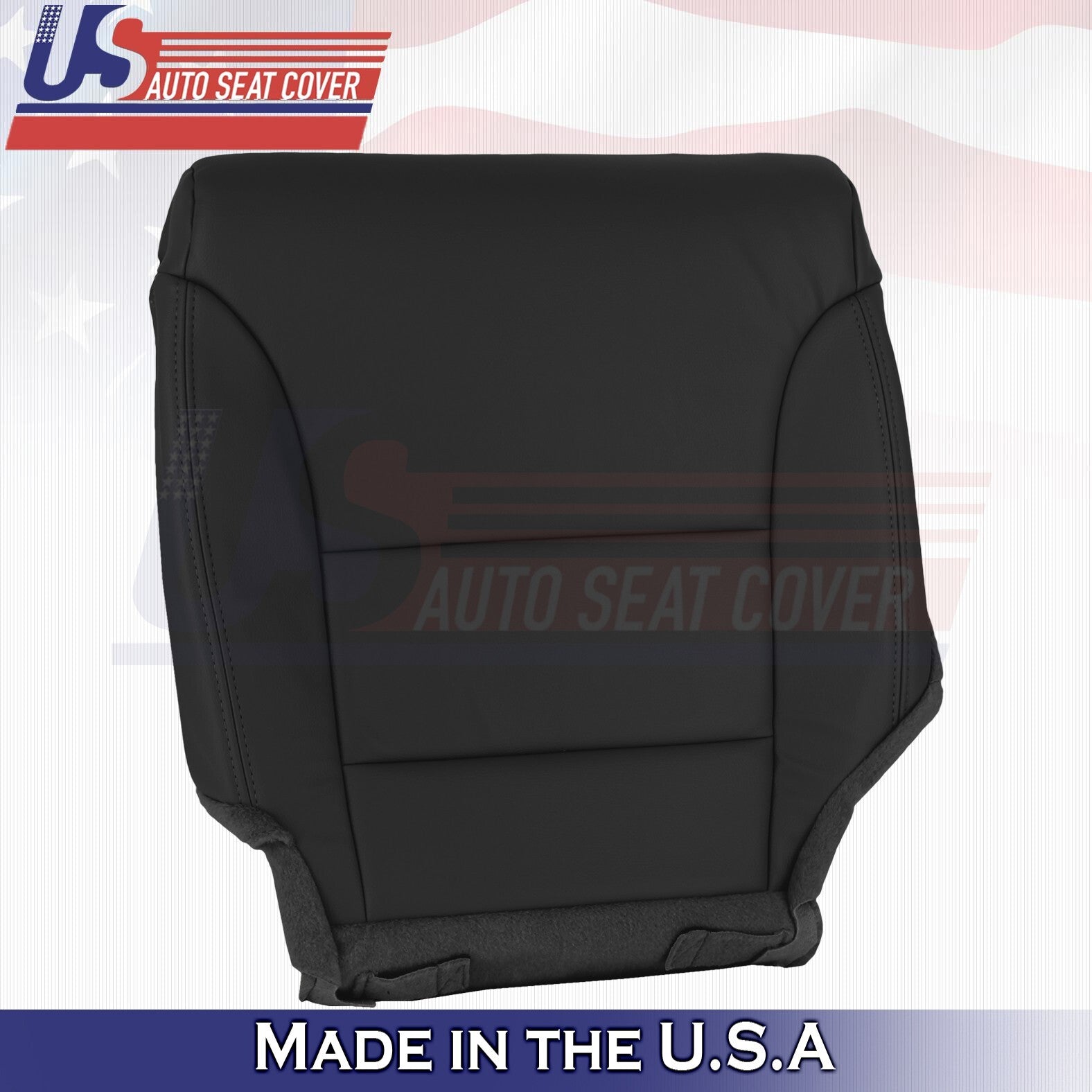 2012 to 2015 For Honda CR-V Driver & Passenger Bottom Leather Seat Covers Black