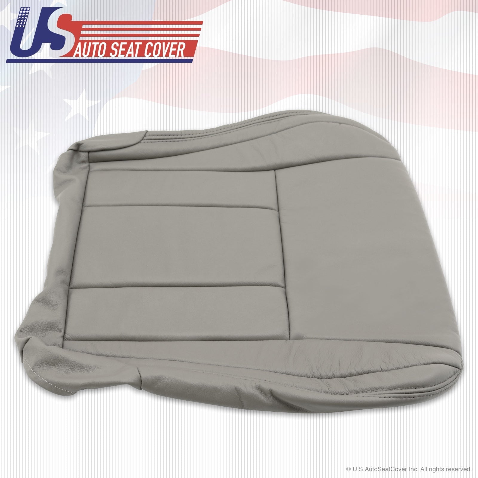 For 1996 to 2002 Toyota 4Runner Front "Left/ Right" Bottom Vinyl Seat Cover Gray