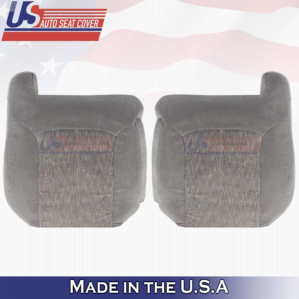 2000 to 2002 For Chevy Suburban Tahoe Driver& Passenger Tops Cloth Covers Gray