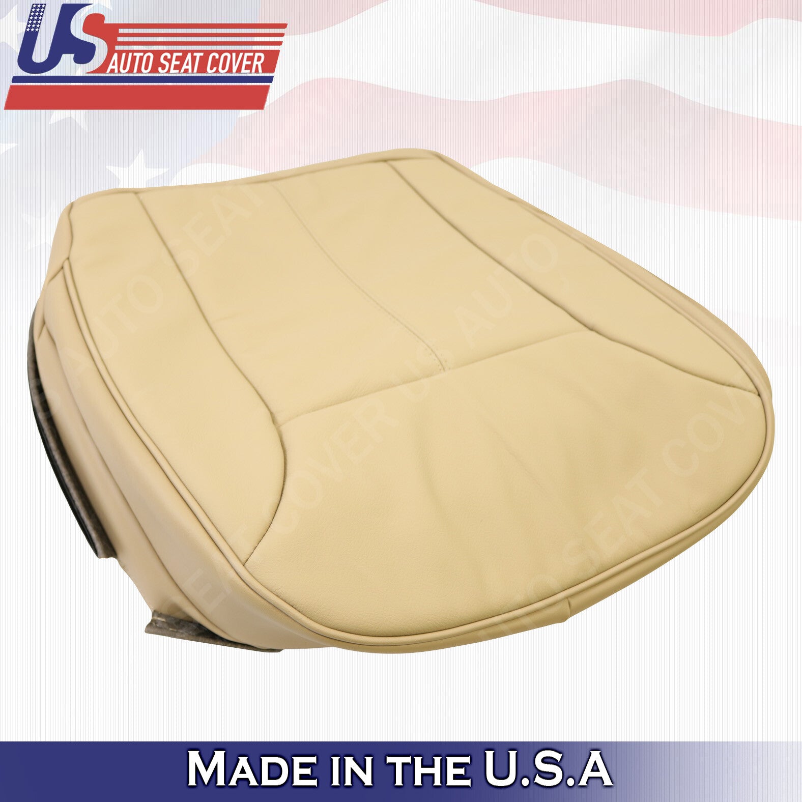 For 2010 2011 2012 Fit Mercedes Benz GL320 GL350 Driver Bottom Leather Cover Tan