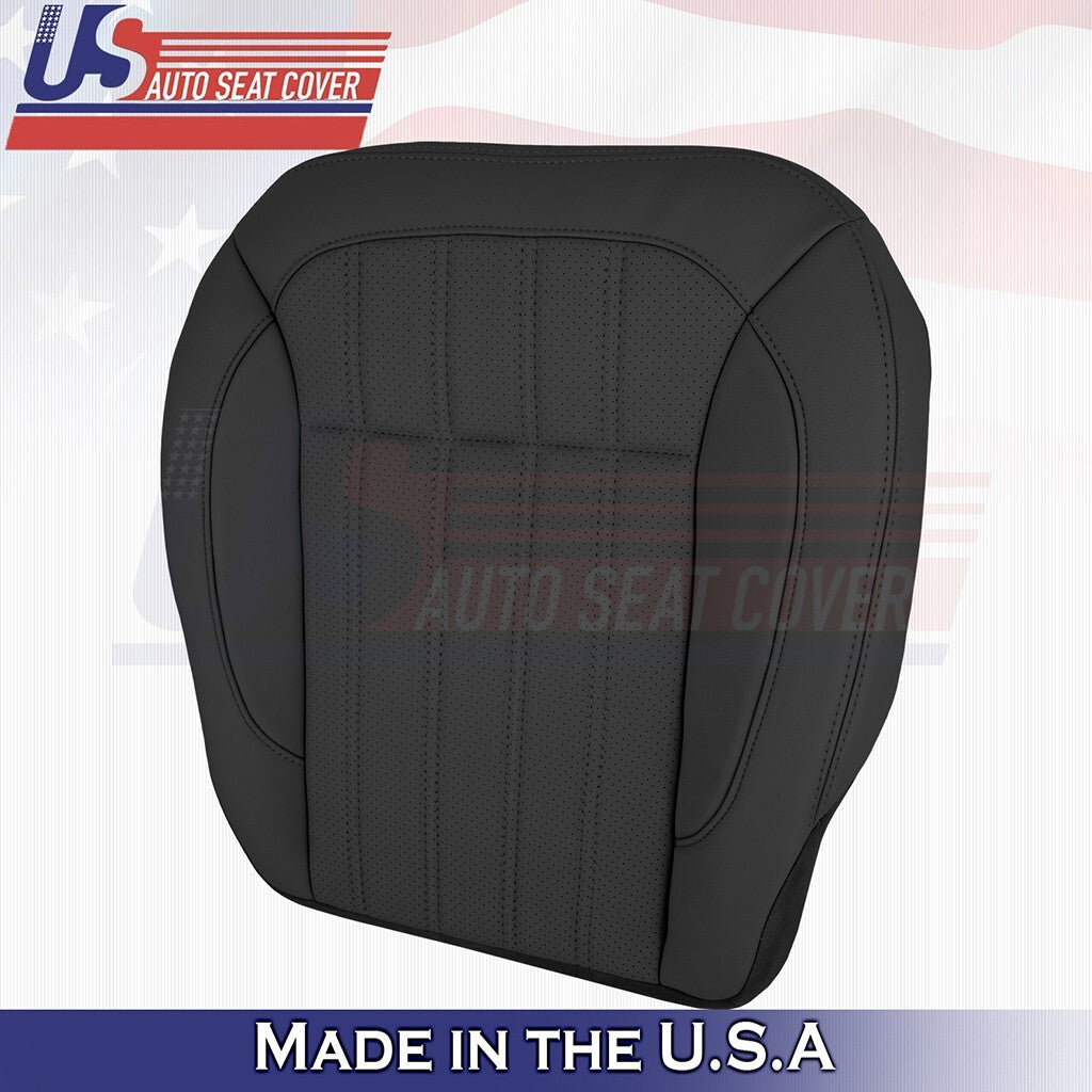 2016-2018 For Mercedes Benz GLE350 400 Passenger Bottom Leather Seat Cover Black