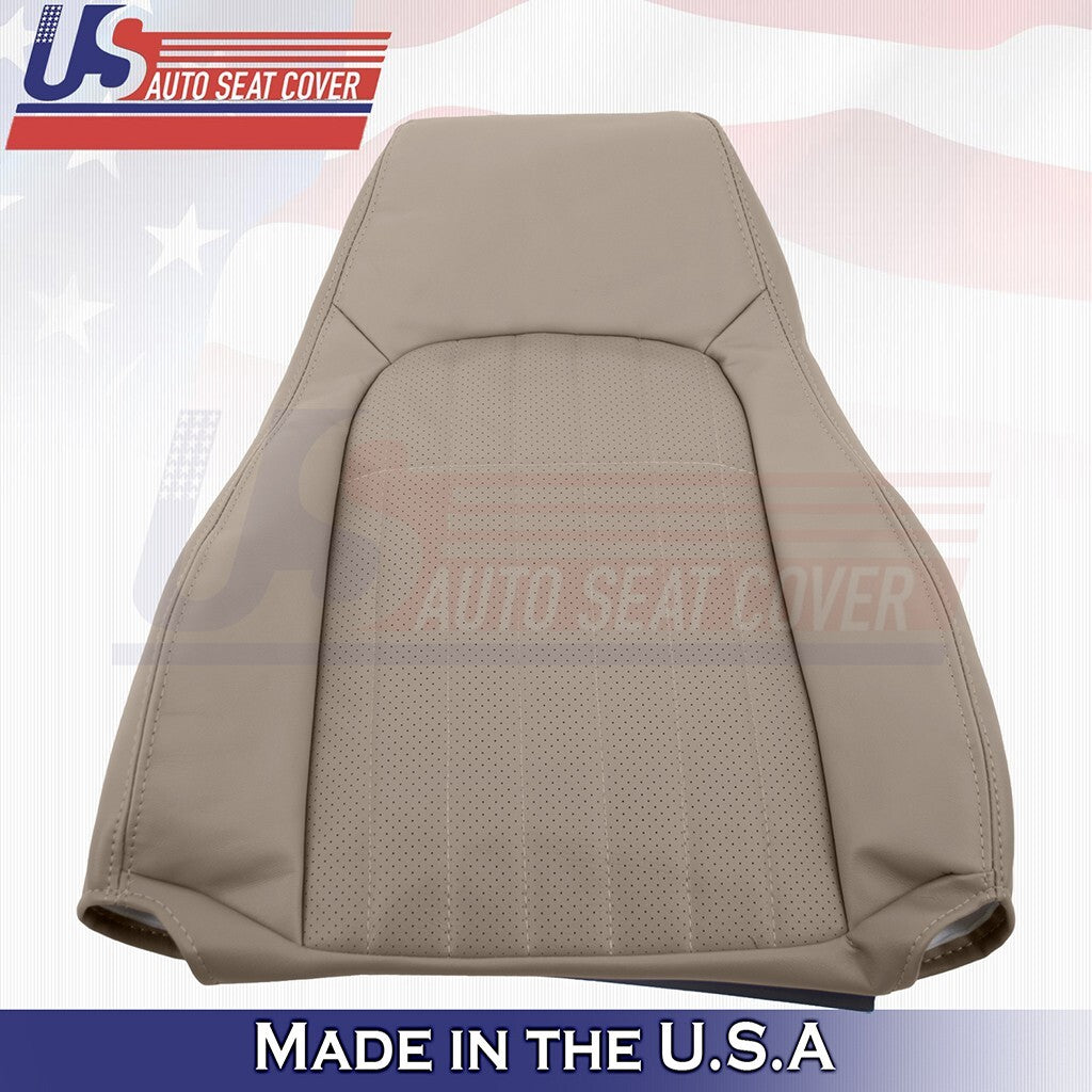 1997 to 2002 For Chevy Camaro Passenger Bottom&Top Perforated Leather Cover Tan
