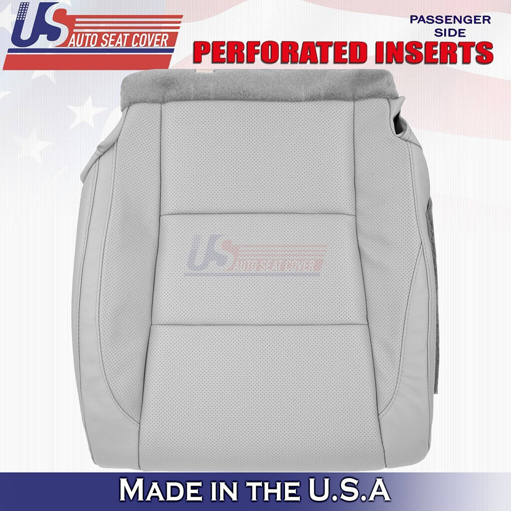 2014 to 2019 For Toyota Highlander Passenger Bottom Leather w/Perf Cover Gray