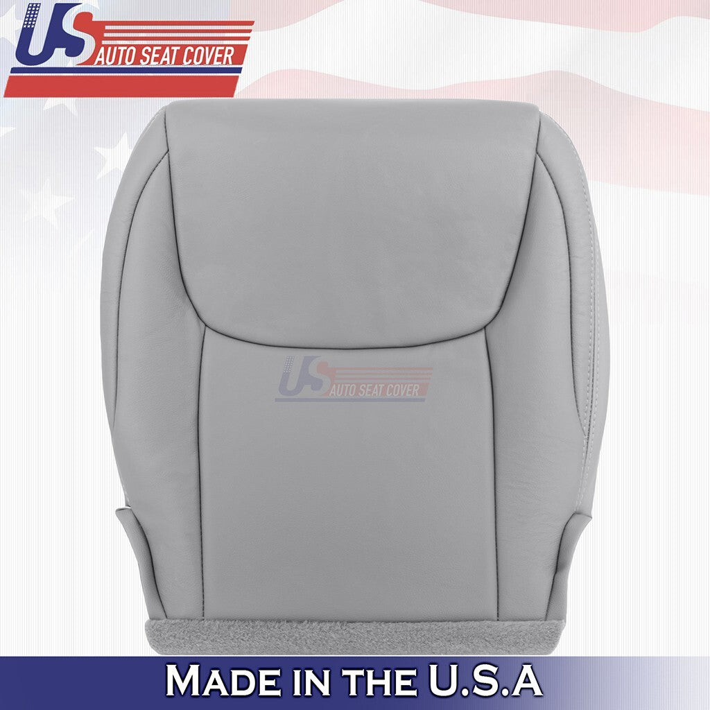 2004 to 2010 For Toyota Sienna Driver Side Bottom Leather Seat Cover Stone Gray