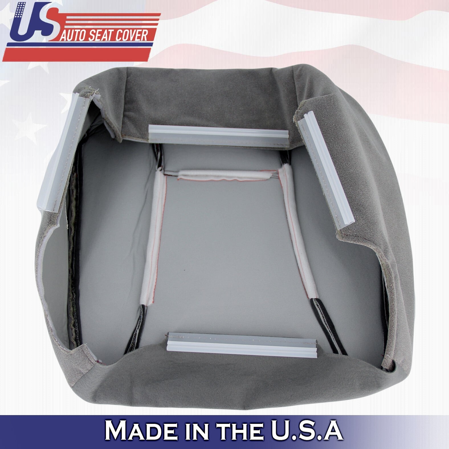 1992 1993 1994 1995 1996 Fits Ford Bronco PASSENGER Bottom &Top Cloth Cover Gray