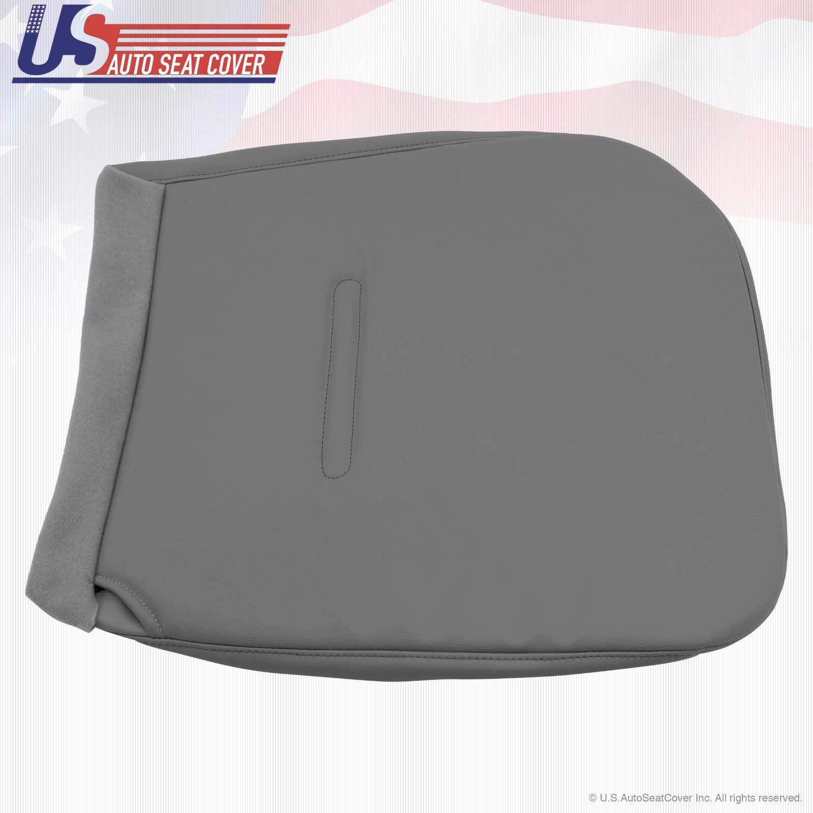 2002 2003 Ford F250 XL Work Truck Driver & Passenger Bottom Vinyl Seat Cover GRY
