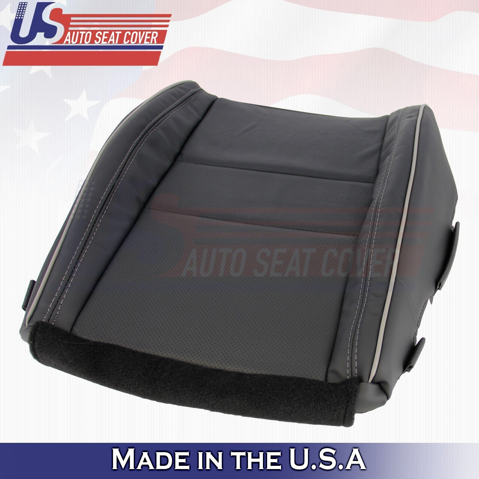 2011 to 2014 For Jeep Grand Cherokee Overland Driver Bottom Leather Cover Black