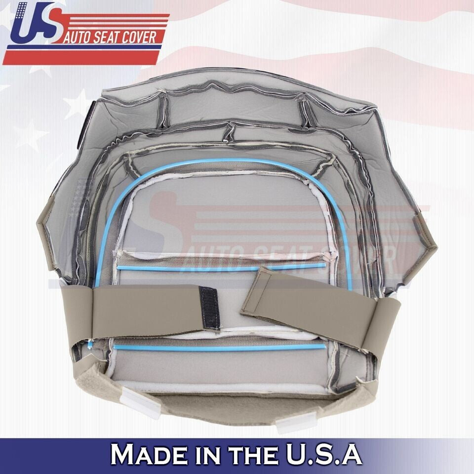 2015 to 2022 For GMC Canyon SLT Driver Top &Bottom Leather Seat Cover Tan