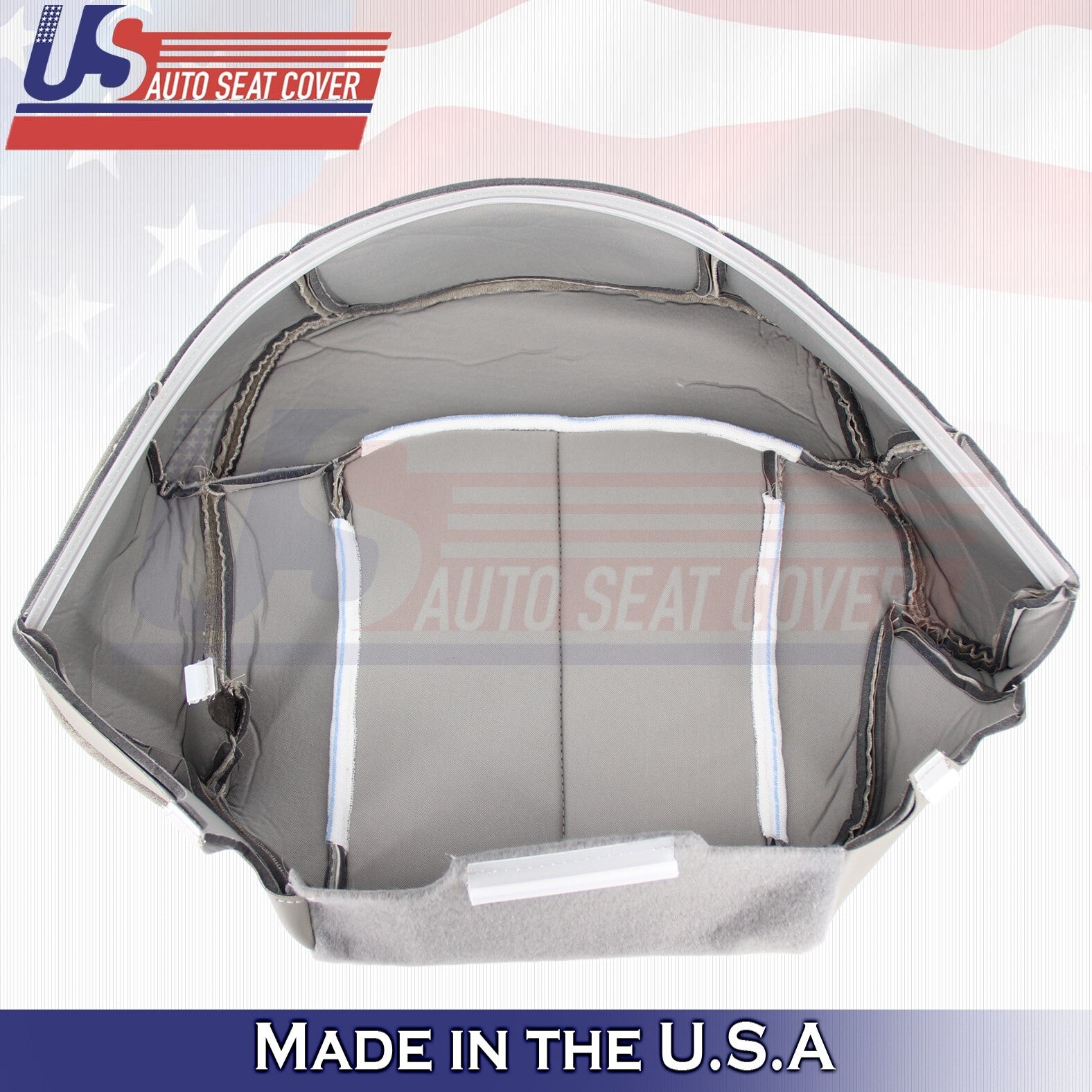 1999 to 2002 For Chevy Tahoe Front Set/Headrest/Armrest Cloth Seat Cover Gray