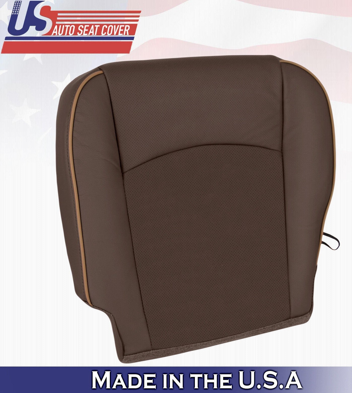 2013 2014 For Dodge Ram Laramie Limited Passenger Bottom Leather Cover in Brown