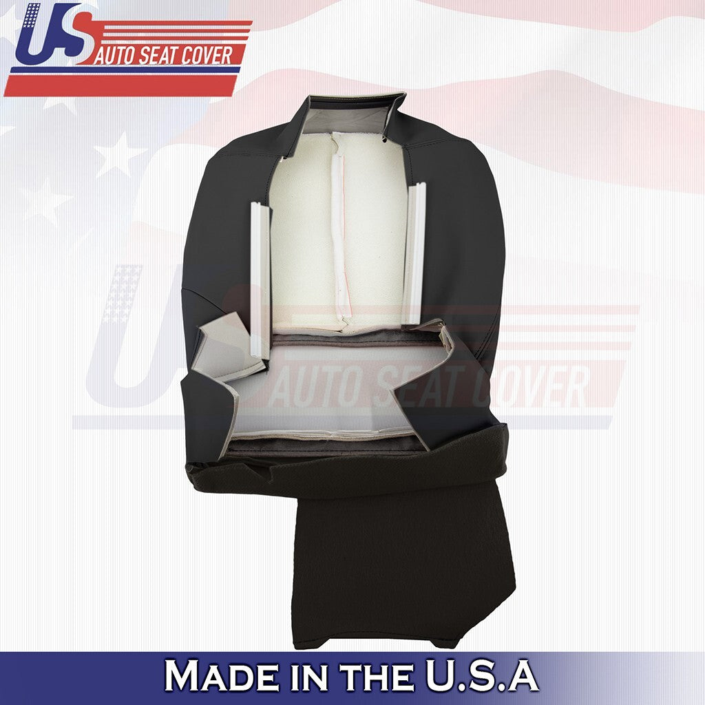 2015 to 2023 Fits Nissan Murano Driver Side Bottom Leather Seat Cover Black