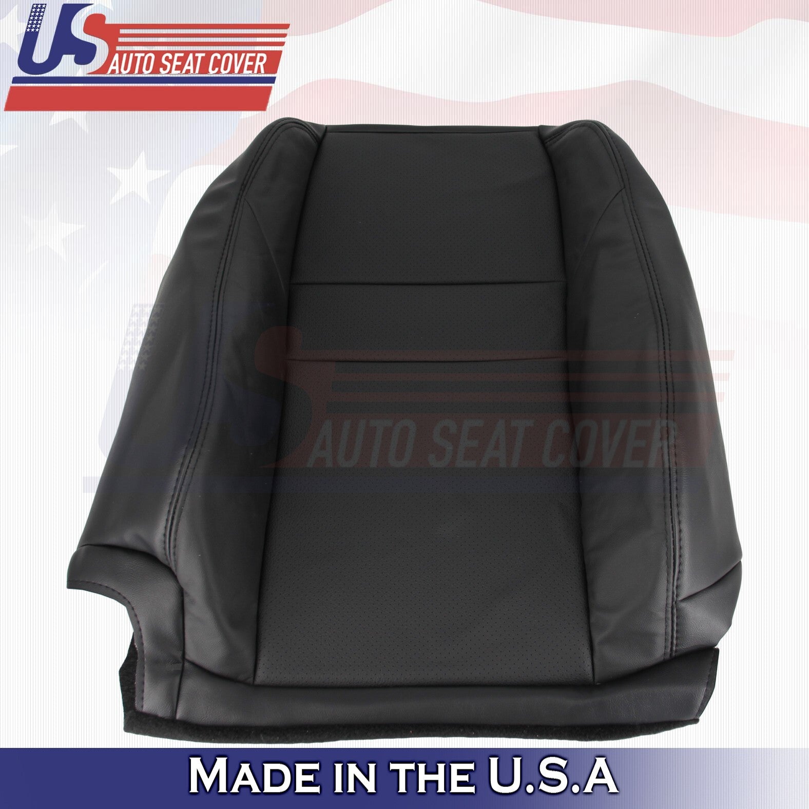 2004 2005 2006 2007 2008 For Acura TSX Passenger Top Perf Leather Seat Cover BLK