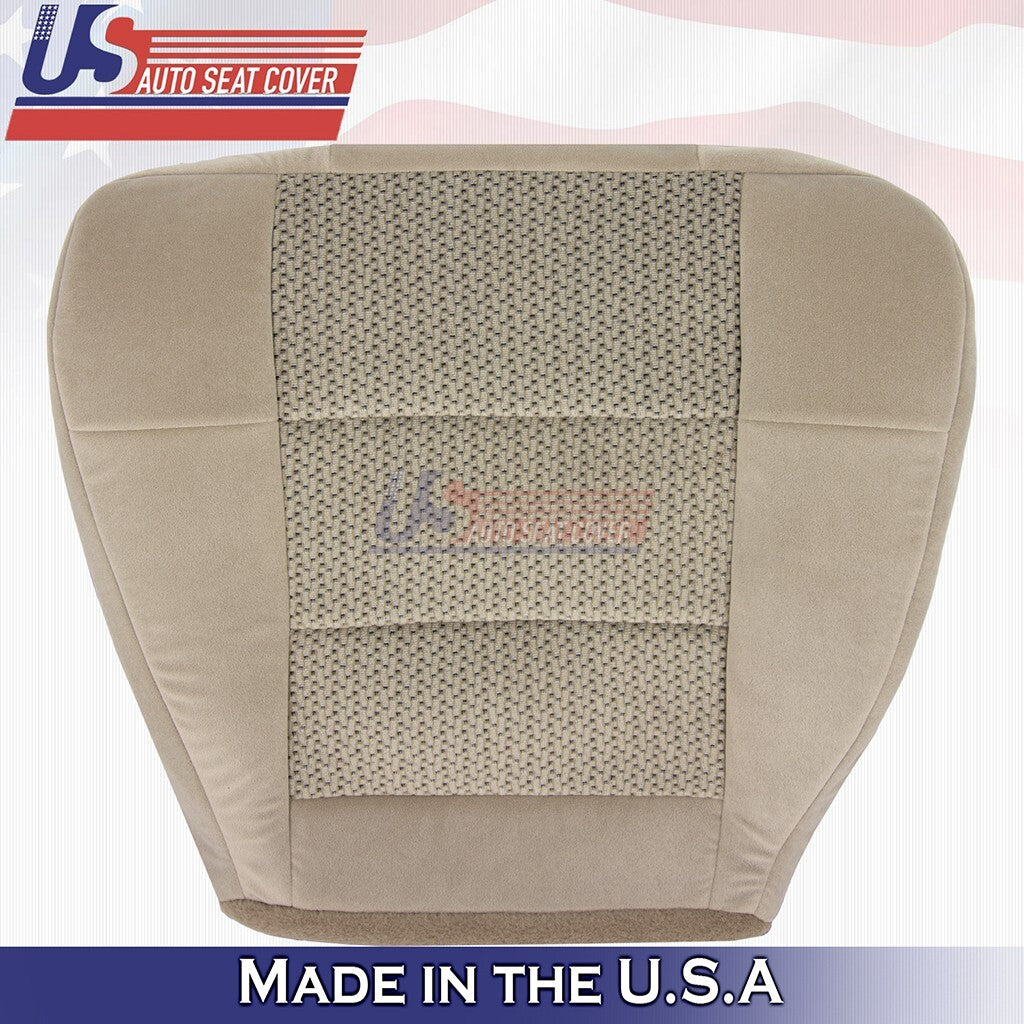 2003 Fits Ford F-150 Extended Cab Driver Bottom Cloth Seat Cover Med Tan