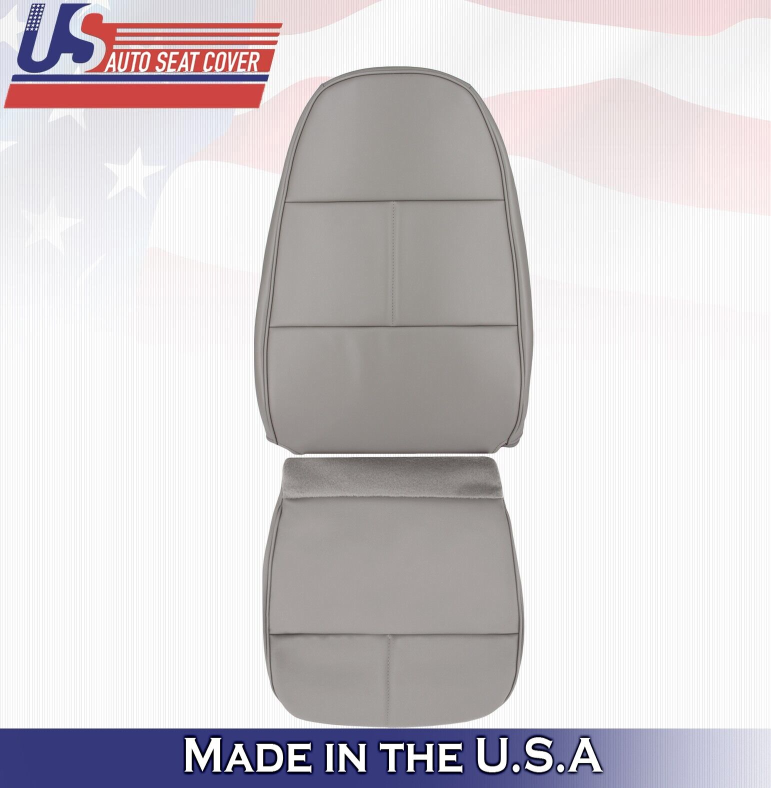 1992 to 1999 For Ford E250 Econoline van Driver Top & Bottom Vinyl Covers Gray