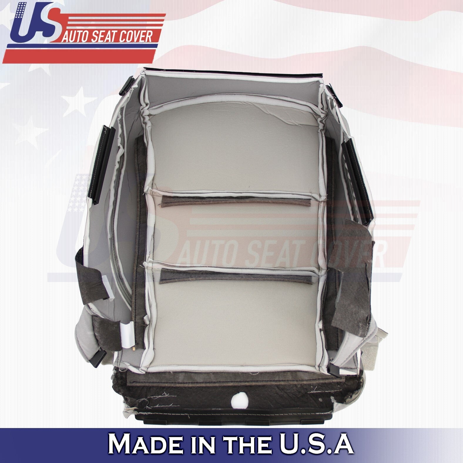 2017 to 2020 Fits Toyota Sienna Passenger Bottom & Top Leather Cover Ash Gray