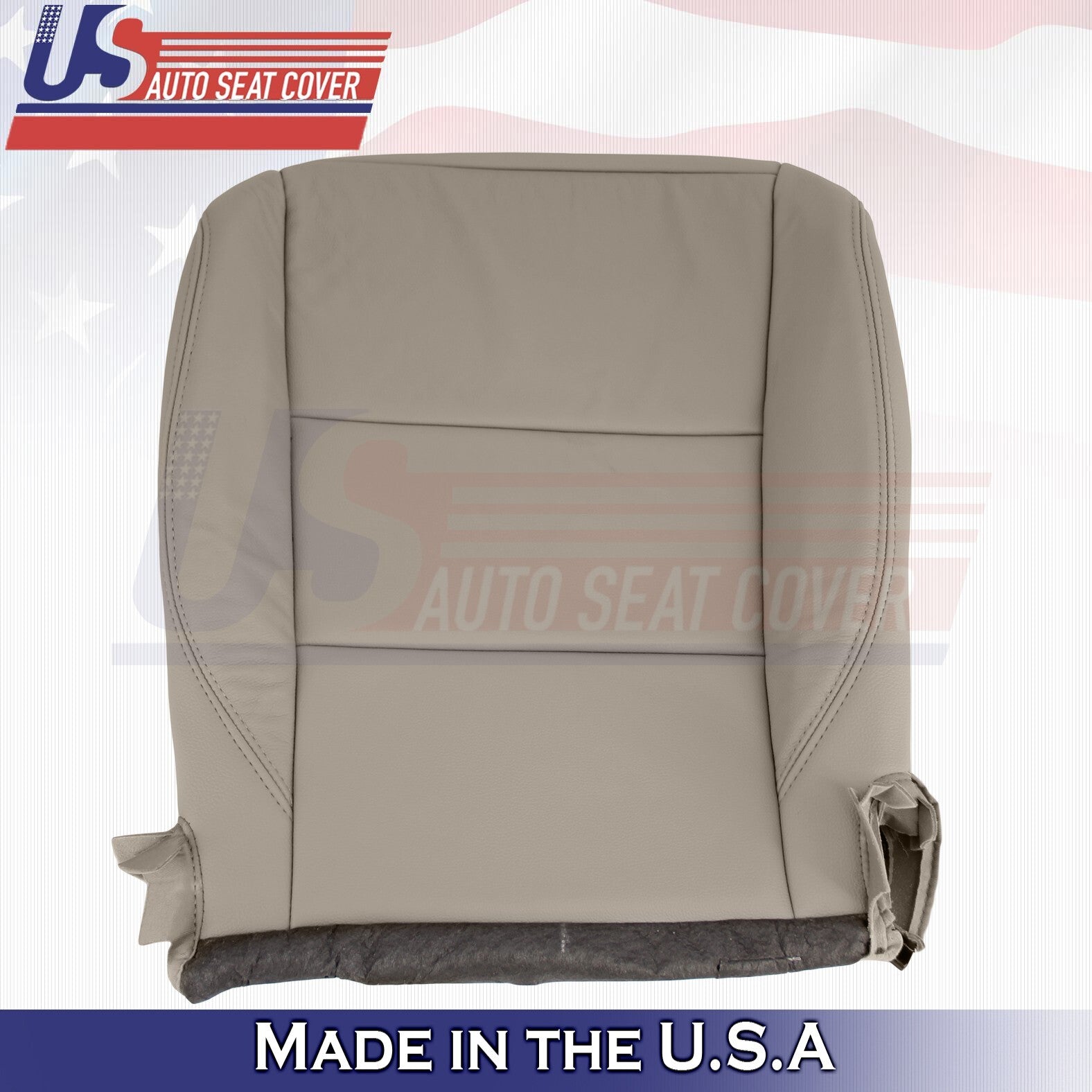 2017 to 2020 Fits Toyota Sienna PASSENGER Bottom Leather Seat Cover Tan