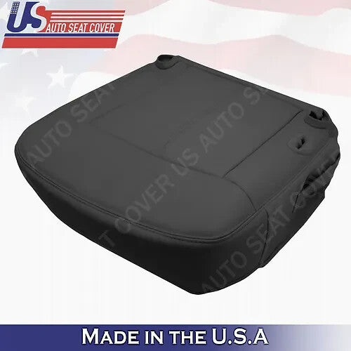 2010 2011 Fits Lincoln Town Car PASSENGER Top Bottom Leather Seat Cover Black