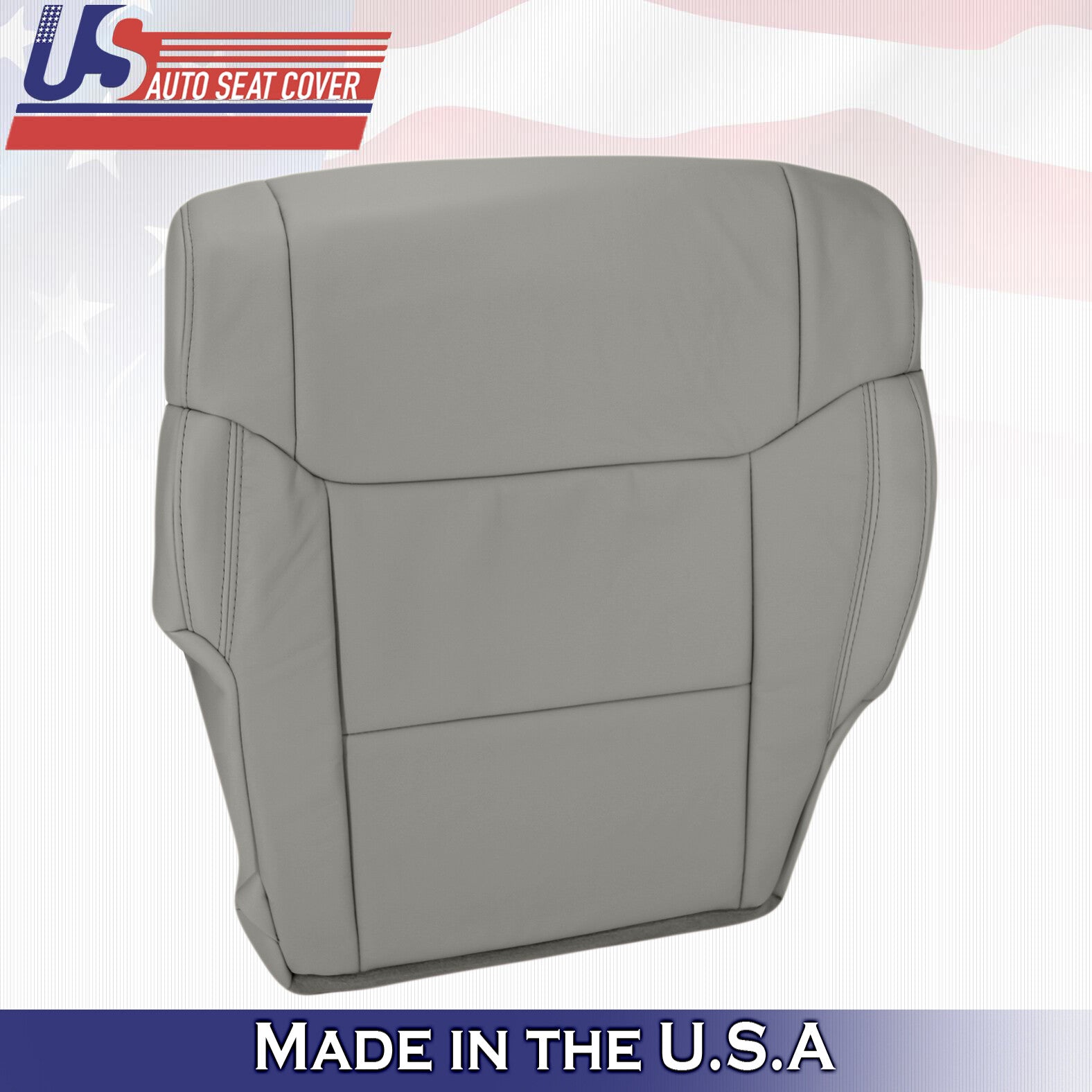 Fits 2014 - 2018 Toyota Tundra PASSENGER Bottom Leather Replacement Cover Gray