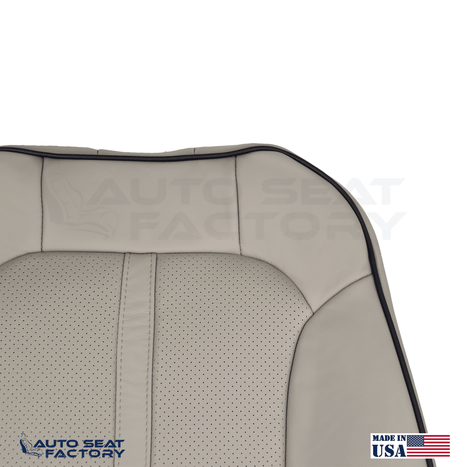 Replacement 2011 -2015 Lincoln MKX Perforated Med Light Stone Vinyl Seat Covers