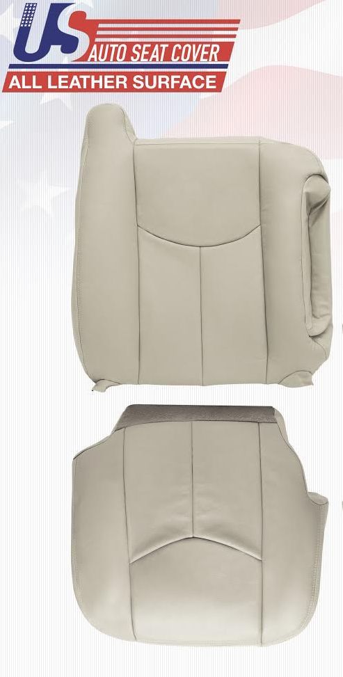 2003 - 06 Chevy Tahoe Suburban Upholstery leather seat cover replacement 522 Tan