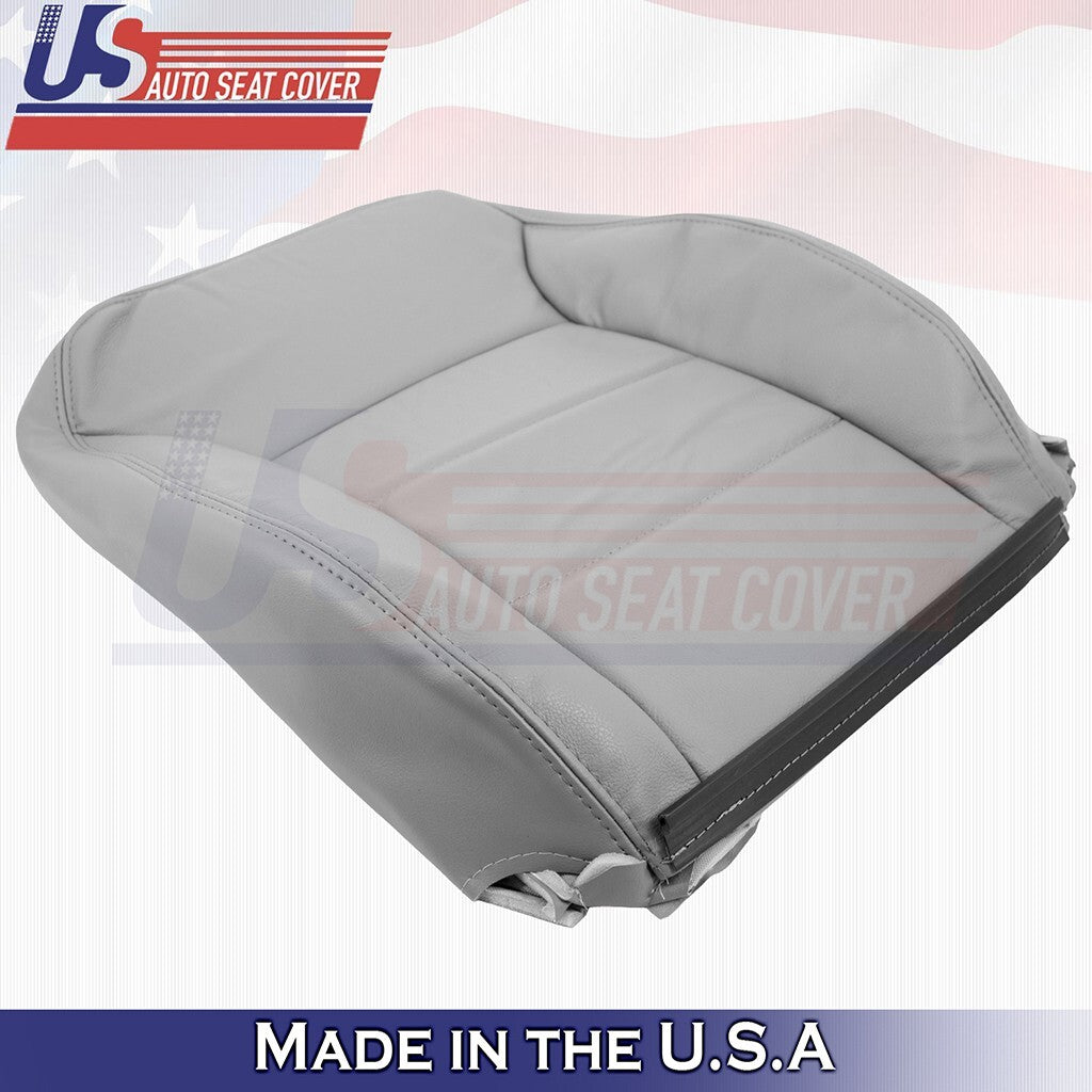 1999 to 2004 Fits Volkswagen Jetta Driver Top Leather Seat Cover Gray
