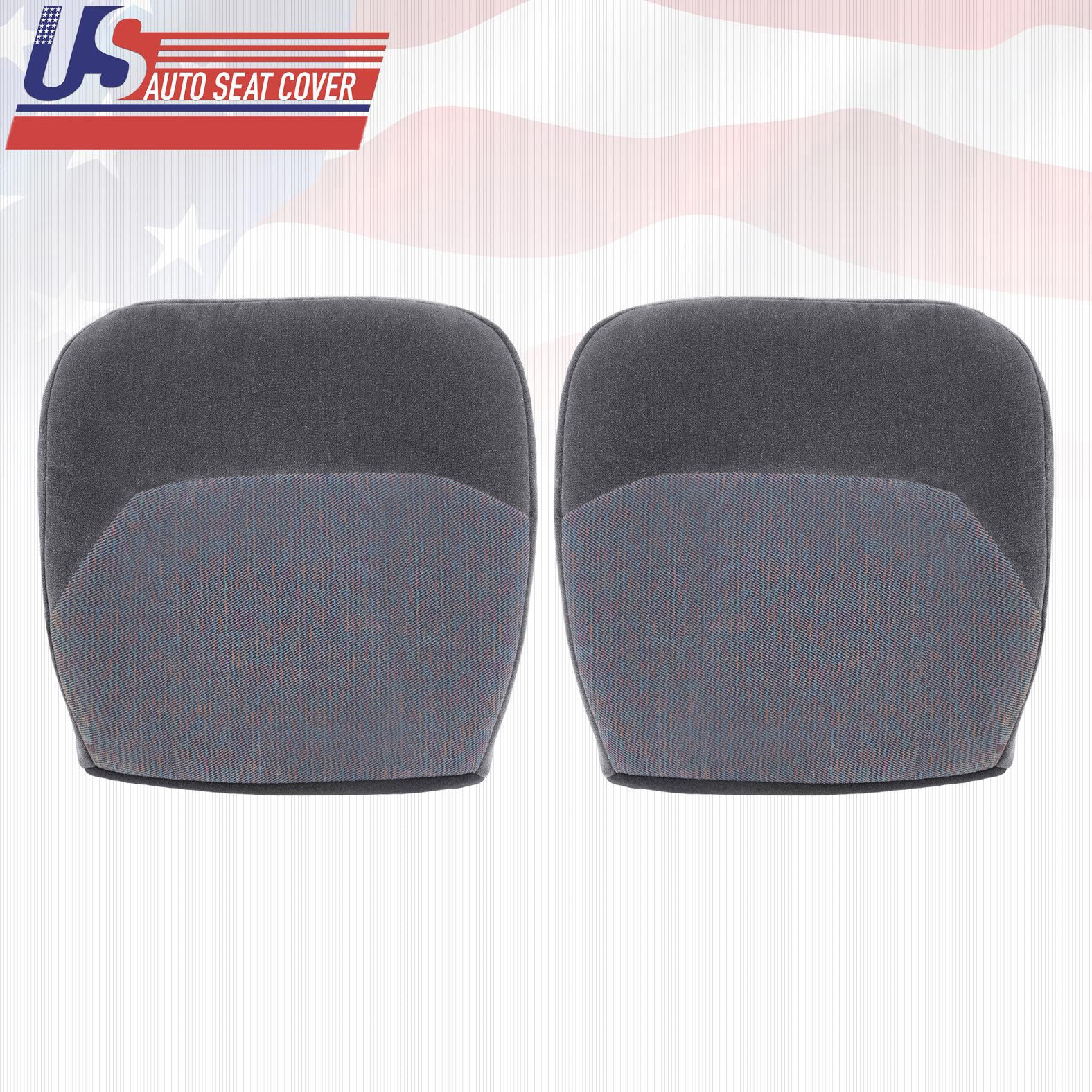 1994 1995 1996 1997 Ford F150 F250 F350 Driver Passenger Bottom Gray Seat Cover