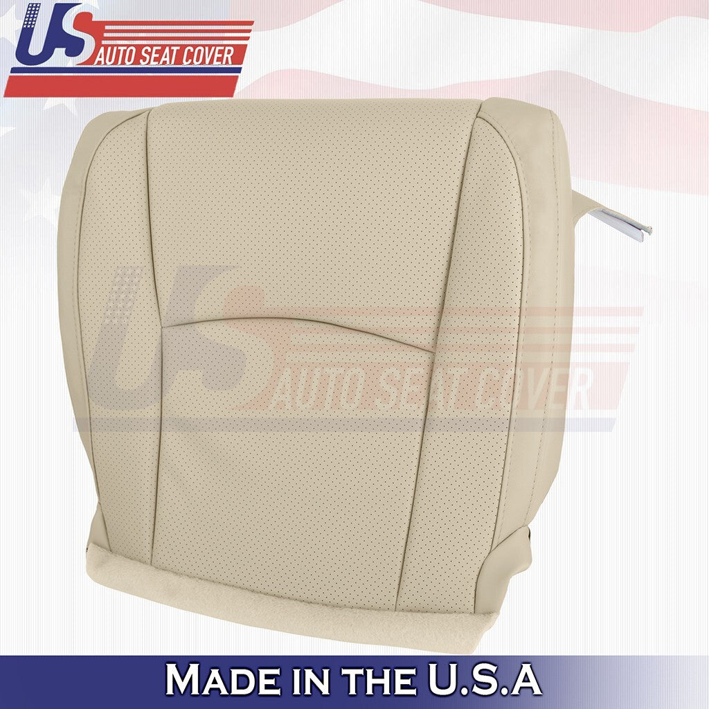 2003 to 2009 For Lexus RX350 Passenger Top & Bottom Synth Leather Perf Cover Tan