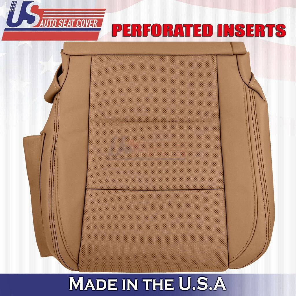2013 to 2020 For Lexus GS350 Front Driver &Passenger Bottom Leather Cover Flaxen