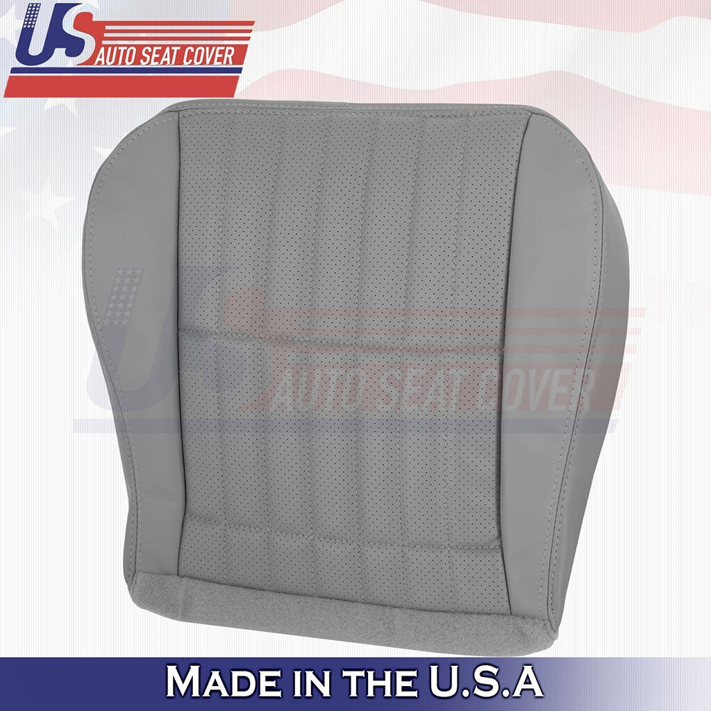 1999 to 2002 Fits Chevy Camaro Driver &Passenger Bottoms Perf Leather Cover Gray