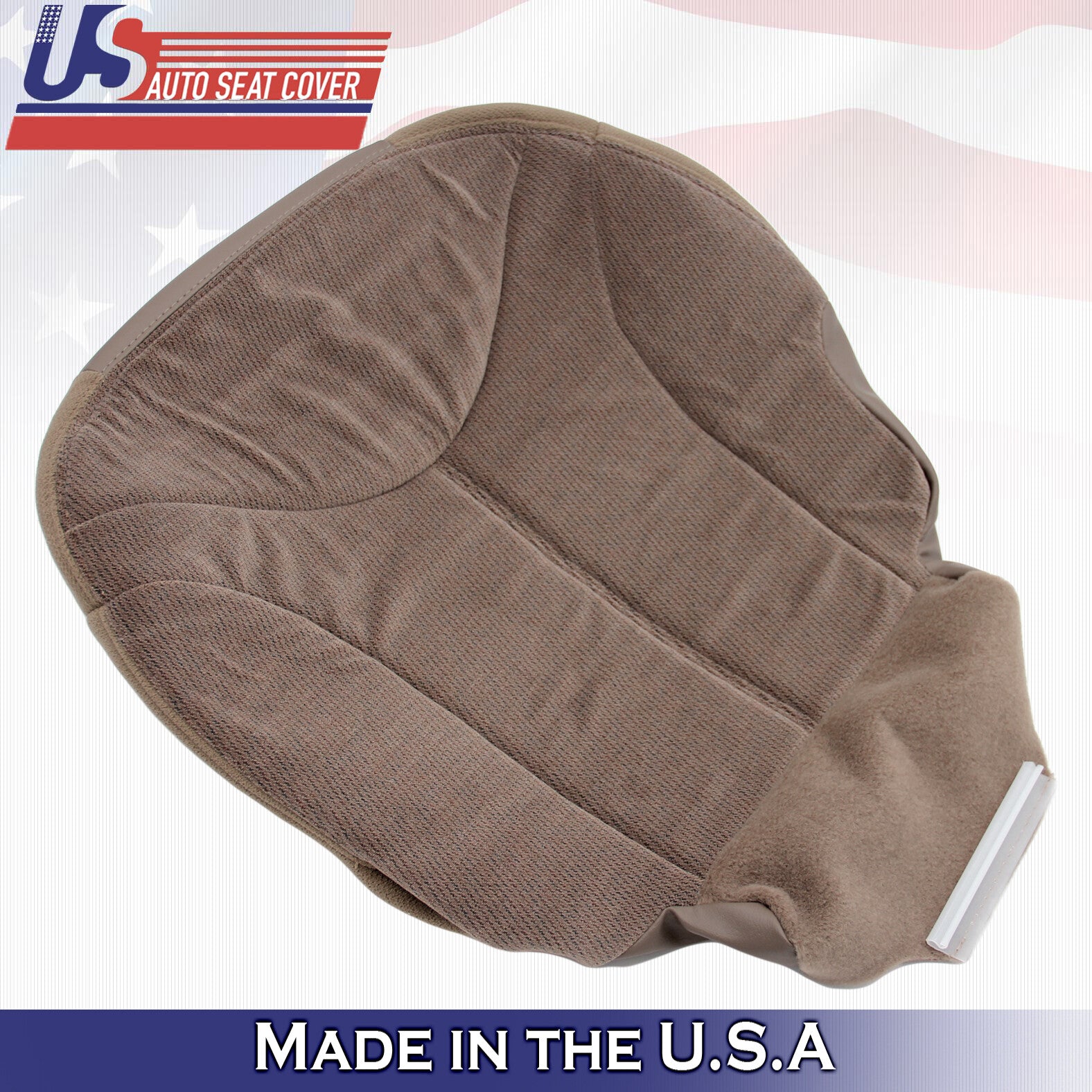 1999 For GMC Sierra 1500 2500 3500 SLT SLE Driver Bottom Cloth Seat Cover Tan