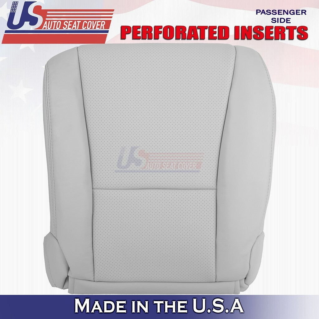 2007 to 2012 Fits Lexus LS460 LS600h Passenger Bottom &Top Leather Cover Lt Gray