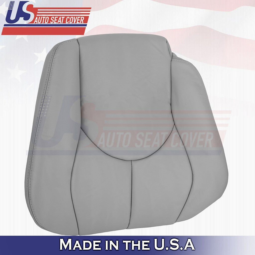 1996 to 2002 For Mercedes Benz SL500 Driver Top &Bottom Leather Seat Cover Gray